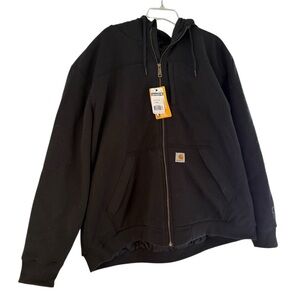 Carhartt Black Full-Zip Hoodie Black Size 3X